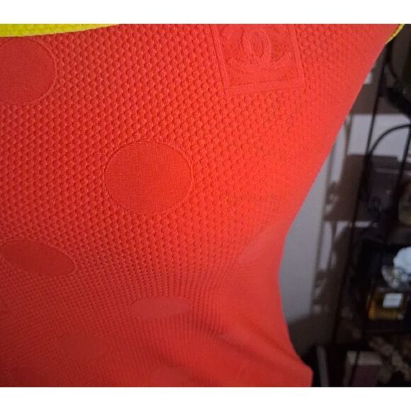 CHANEL Orange Tank Top with Navy and Yellow Accents Size 36 EURO - Picture 4 of 16